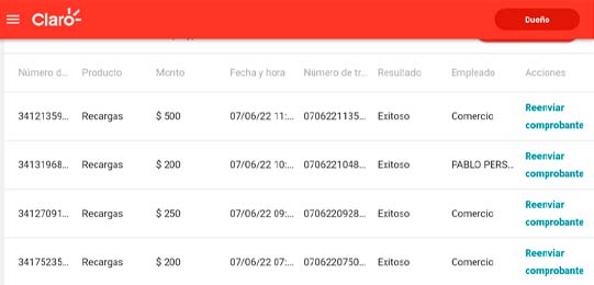 Cierre de turno